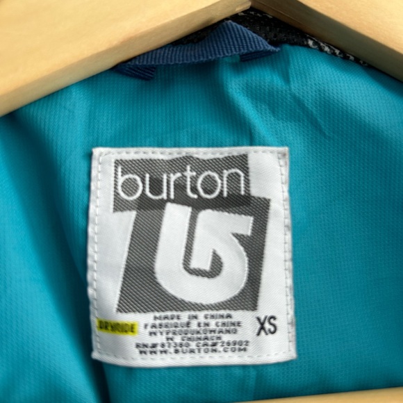 BURTON womens size XS waterproof snowboard jacket - Picture 6 of 7